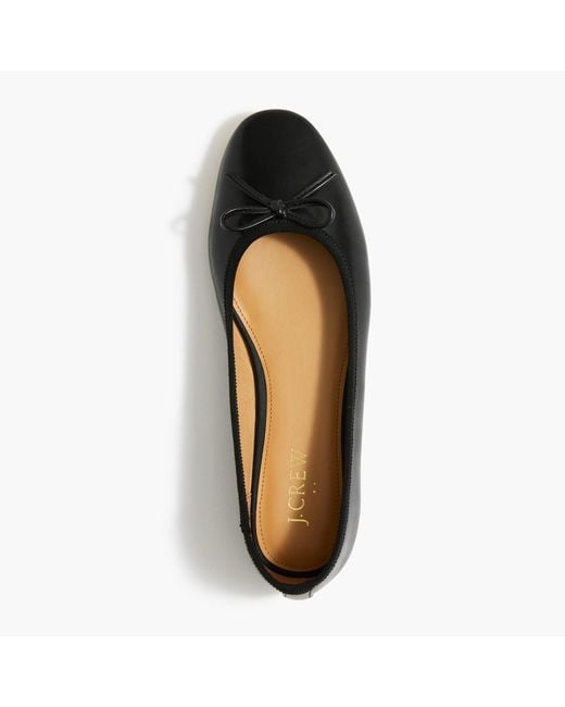 J.Crew Classic Ballet Flats in Black Lyst