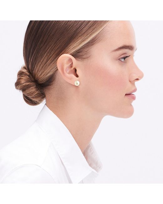 J.Crew Pearl Double-sided Stud Earrings | Lyst