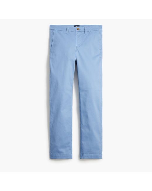 J.Crew High-rise Girlfriend Chino Pant in Blue | Lyst