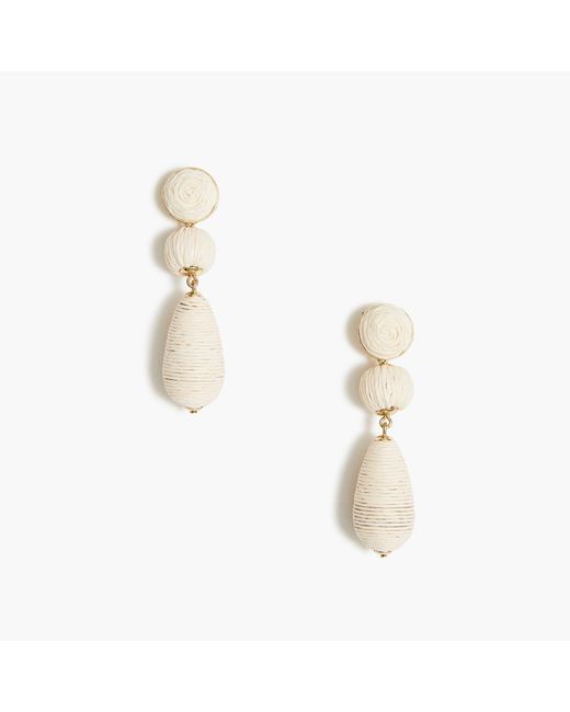 J.Crew Drop Statement Earrings in Metallic Lyst
