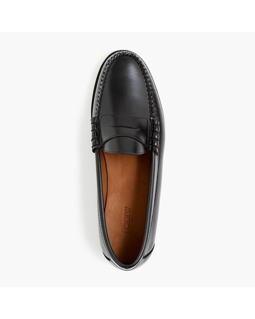 J.Crew Penny Loafers in Black for Men Lyst