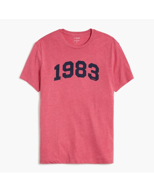 J.Crew Pink Oyster Tavern Graphic Tee for men