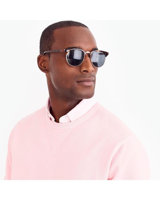 J.Crew Retro Frame Sunglasses in Gold 
