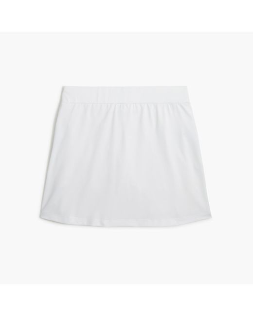 J.Crew Synthetic Pleated Active Skirt in White | Lyst