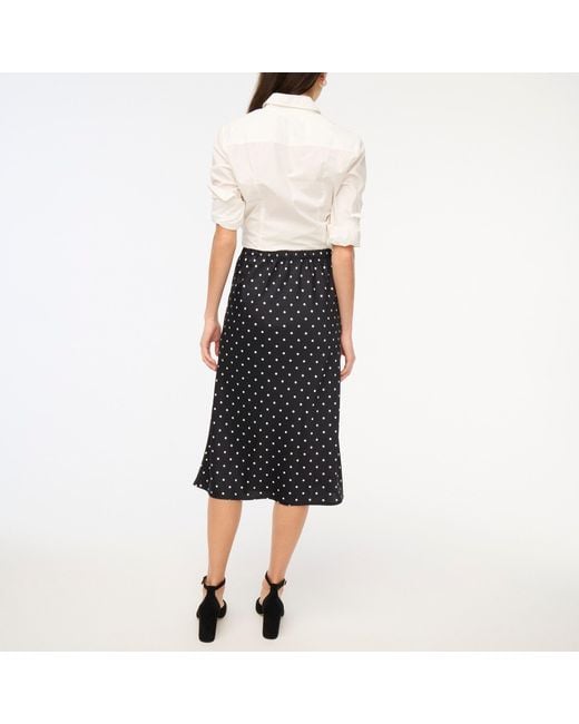J.Crew Slip Skirt in Black Lyst