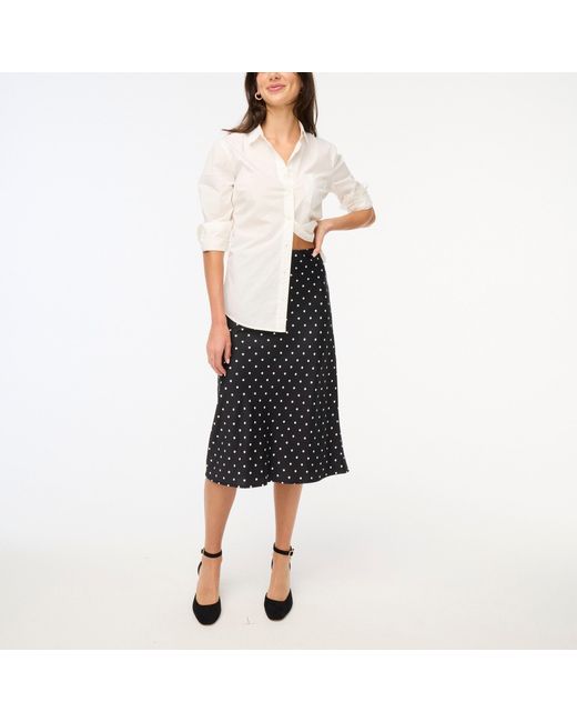 J.Crew Slip Skirt in Black Lyst
