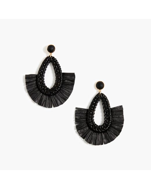 J crew black earrings clearance