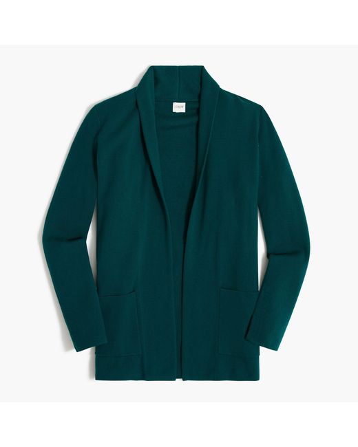 J.Crew Cotton Chelsea Sweaterblazer in Green Lyst