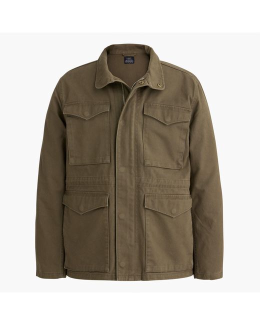 J.Crew Field Jacket in Green for Men Lyst