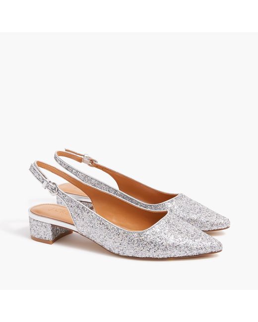 j crew slingback flats