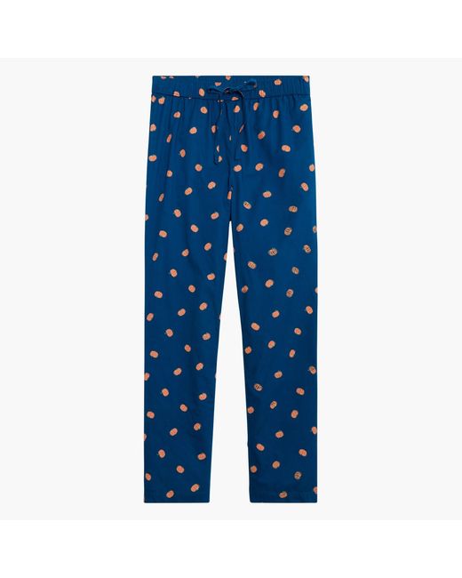 J.Crew Gingham Cotton Poplin Pajama Pant in Blue for Men Lyst