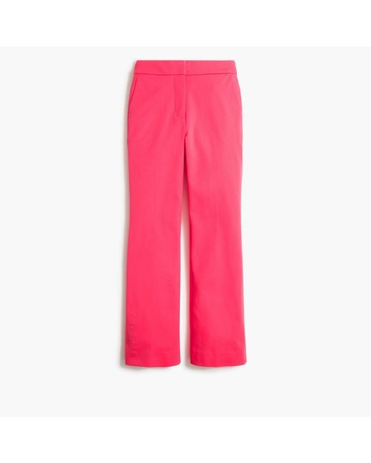 J.Crew Kelsey Flare Pant in Pink | Lyst