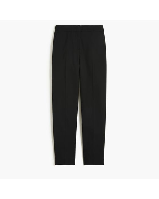 J.Crew Elastic-back Straight Pant in Black | Lyst