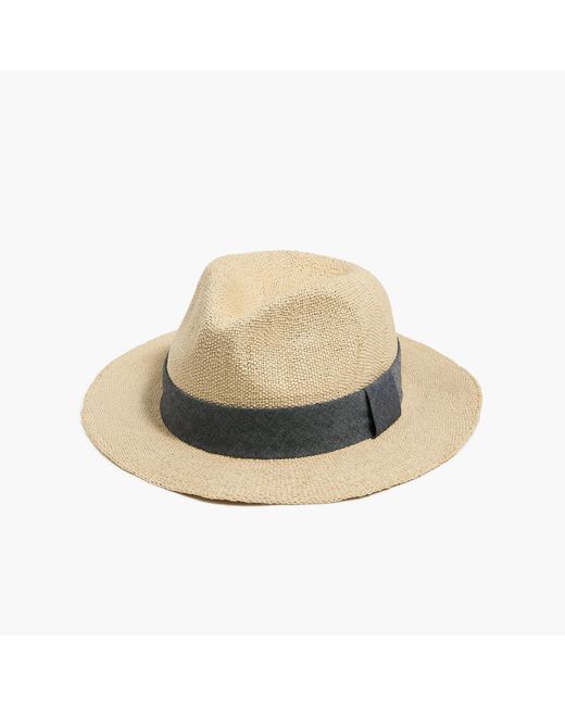 J.Crew Natural Straw Hat for men
