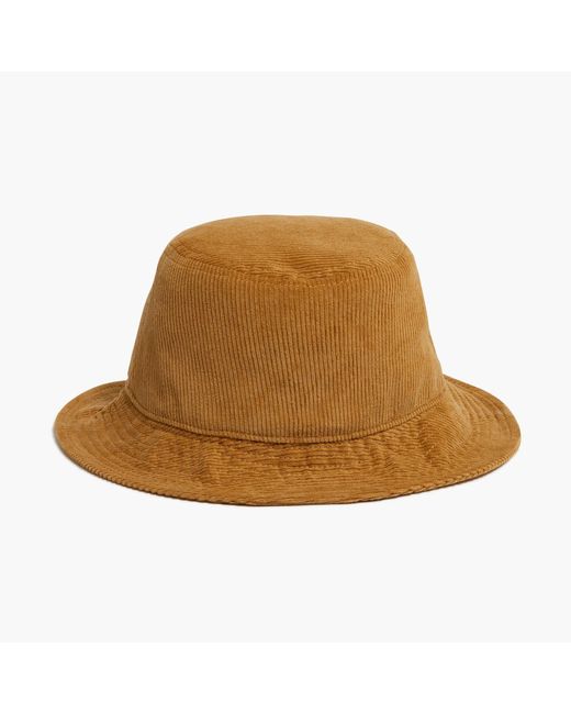 J.Crew Corduroy Bucket Hat in Caramel (Brown) | Lyst