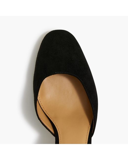 J.Crew Block Heels With Ankle Strap in Black Lyst