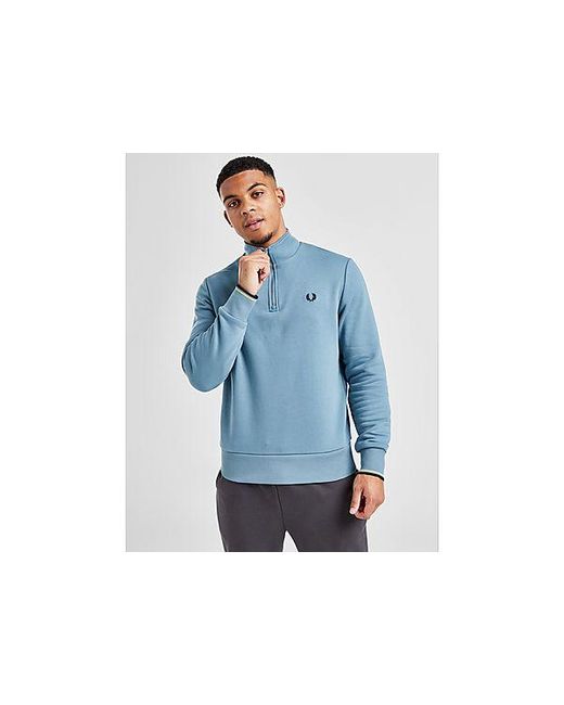 Sweatshirt Semi-Fermé Fred Perry pour homme en coloris Blue