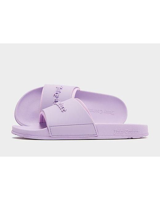 Juicy Couture Purple Breanna Slides