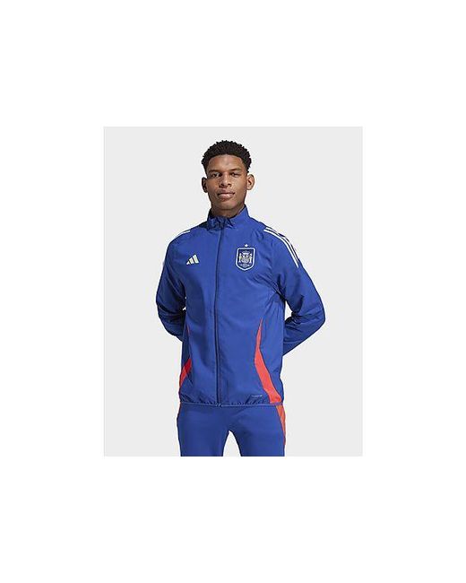 Adidas Blue Spain Tiro 24 Competition Presentation Jacket for men