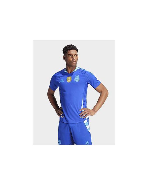 Adidas Blue Argentina 2024 Away Authentic Jersey for men
