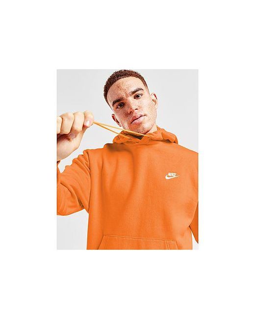 Nike Foundation Hoodie in Orange for Men | Lyst UK