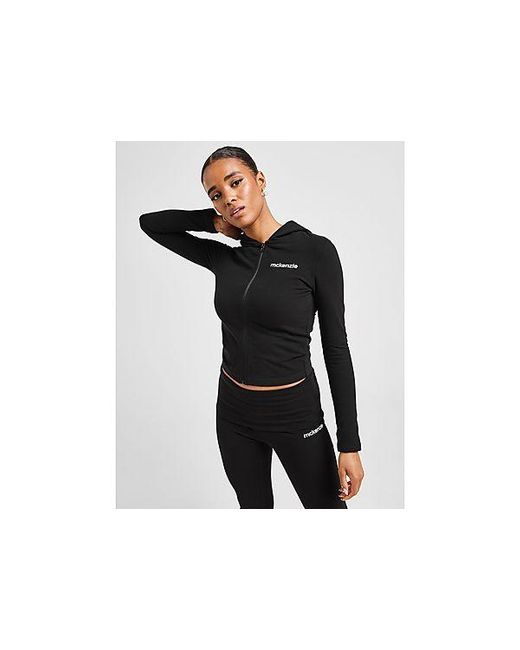 McKenzie Black Slim Full Zip Hoodie
