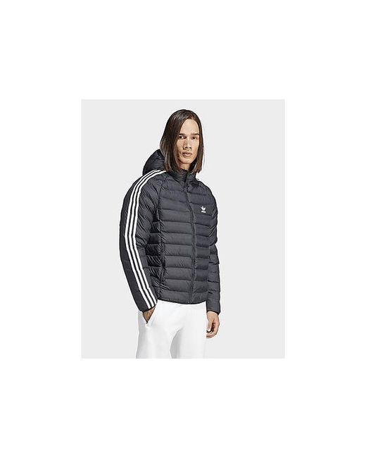 Adidas Black Padded Hooded Puffer Jacket for men