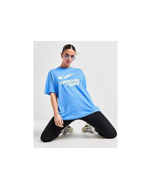 Nike Blue Swoosh Boyfriend T-shirt