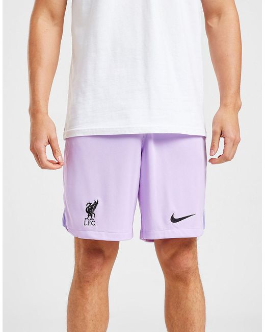 Nike Synthetic Liverpool Fc 2022/23 Home Goalkeeper Shorts in Purple