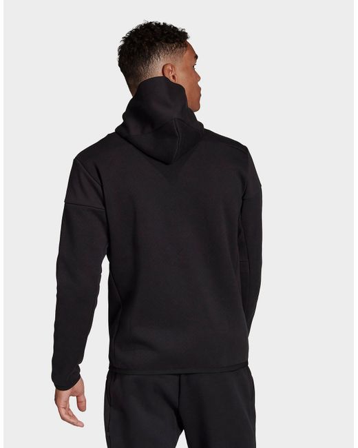 Adidas Cotton Z N E Full Zip Hoodie In Black For Men Lyst Adidas Cotton Z N E Full Zip Hoodie In Black For Men Lyst
