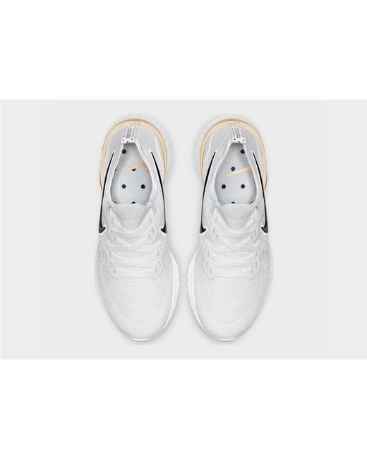 nike epic react flyknit 2 white rose gold nike epic react flyknit 2 white rose gold