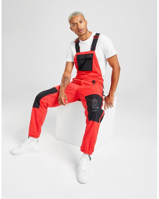 nike woven overalls