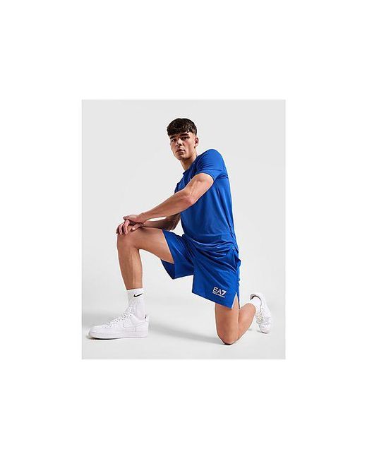 Tennis Eagle Poly Pantaloncino di EA7 in Blue da Uomo