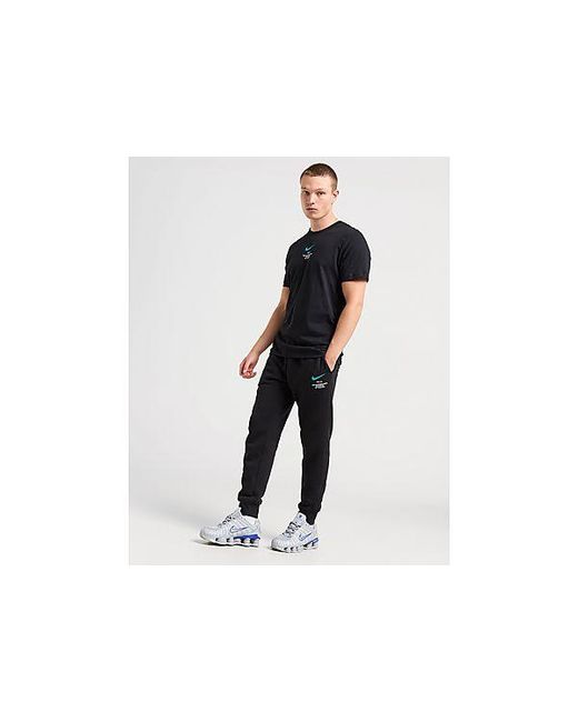 Nike Black Swoosh Joggers for men