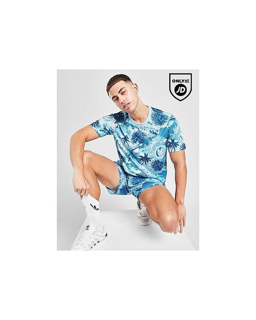 T-shirt Imprimé Summer Sticker adidas Originals pour homme en coloris Bleu  | Lyst