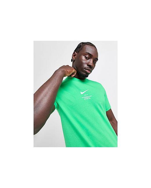 Maglia Swoosh di Nike in Green da Uomo