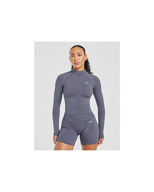 AYBL Black Adapt Seamless Full Zip Top