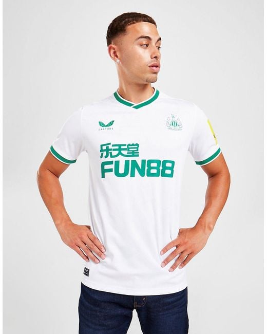 Castore White Newcastle United Fc 2022/23 Third Shirt for men