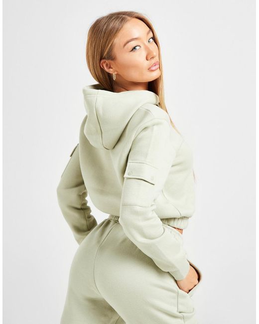 Ellesse cargo crop hoodie Clearance