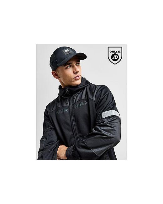Felpa con Cappuccio Air Max Polyknit di Nike in Black da Uomo