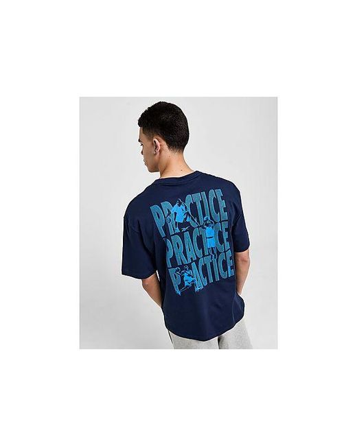 Reebok Blue Practice T-shirt for men