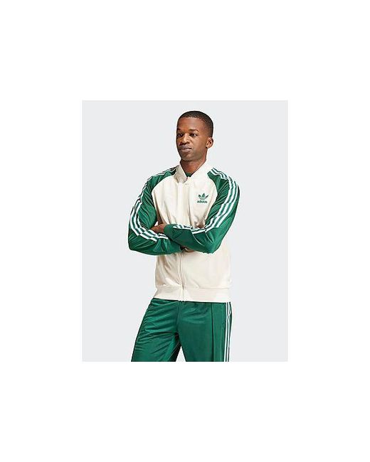 Veste de survêtement SST Adidas pour homme en coloris Green