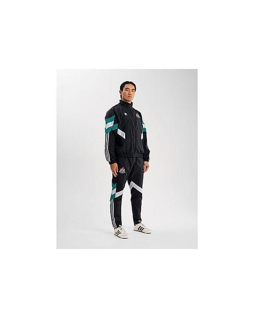 Adidas Originals Black Newcastle United Fc Originals Track Top for men