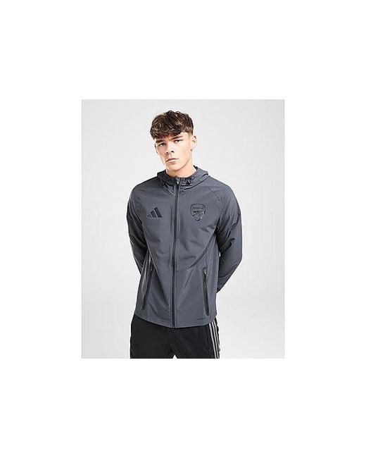 Adidas Black Arsenal Fc Tiro 25 Vis Tech Jacket for men