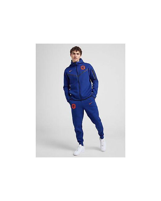 Nike Blue Netherlands Tech Fleece Joggers for men