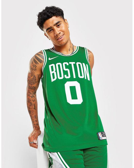 Nike Nba Boston Celtics Tatum #0 Swingman Jersey in Green for Men | Lyst UK