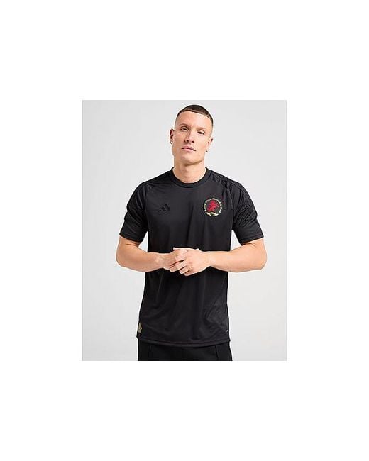 Adidas Black Aston Villa Fc 150 Years Shirt for men