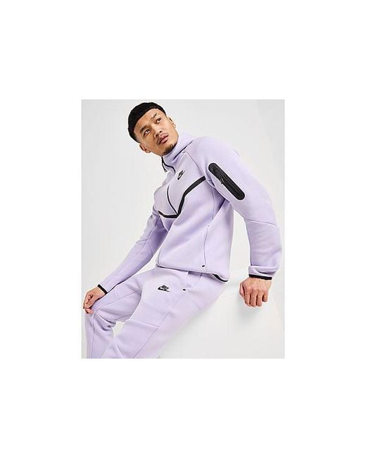 Nike Purple Tech Fleece Joggers for men