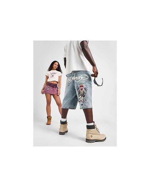 Ed Hardy Black Nyc Jorts for men