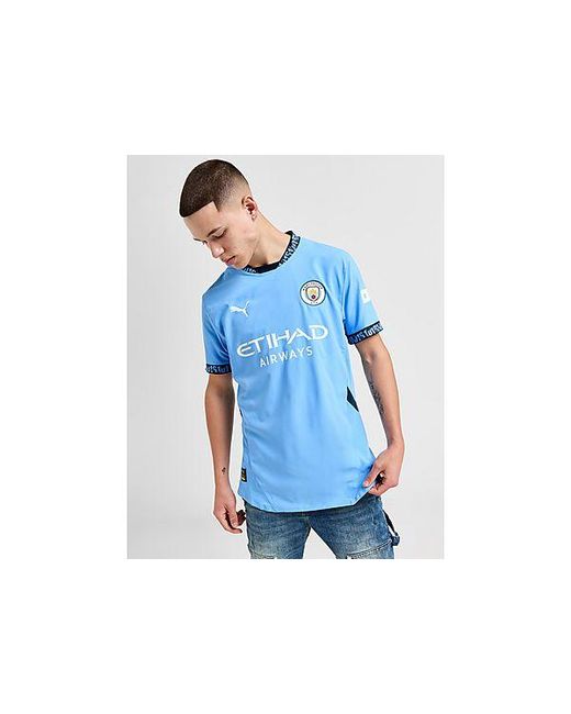 PUMA Blue Manchester City Fc 2024/25 Match Home Shirt for men